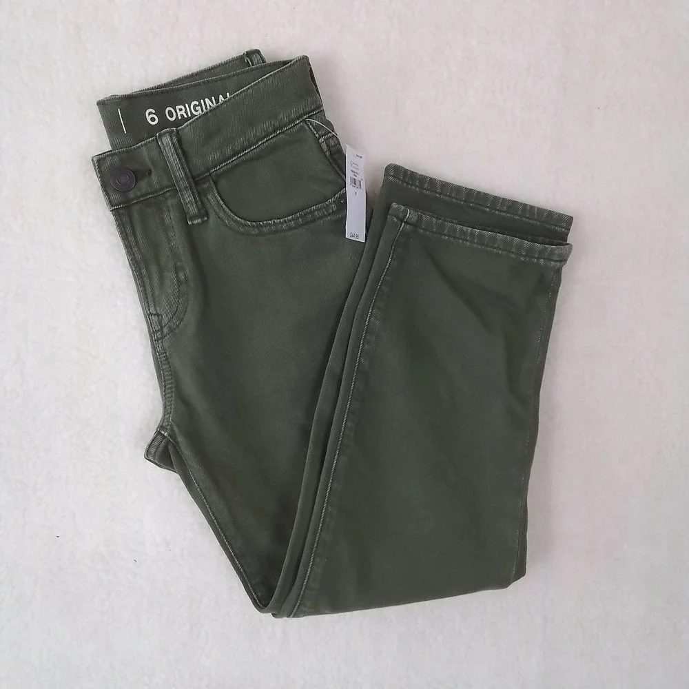 GAP Kids Slim Fit‎ Jeans Boy's Size 6 in Green Denim